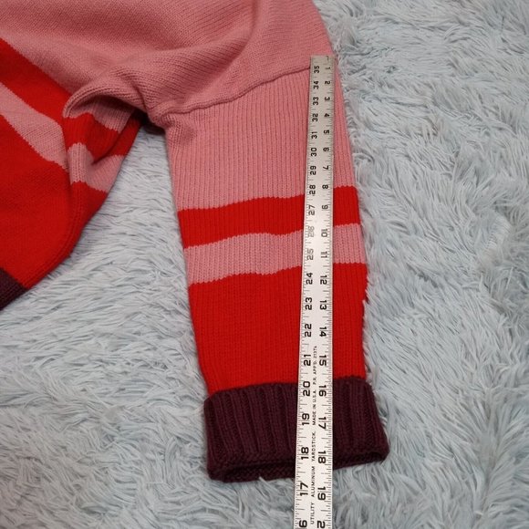 Ann Taylor Womens Sweater Turtleneck Pink XXL Wool Pullover Stretch Sweatshirt‎ - Picture 9 of 10